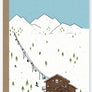 holiday Christmas wildflower seed paper card for mental health